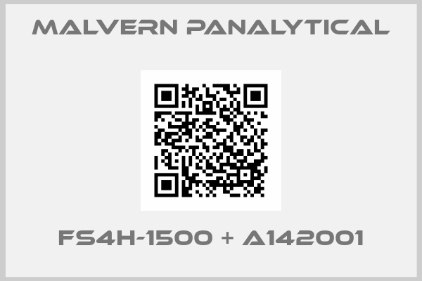 Malvern Panalytical-FS4H-1500 + A142001