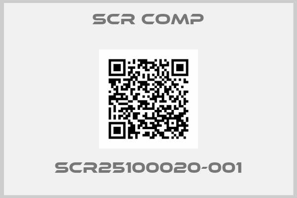 SCR Comp-SCR25100020-001