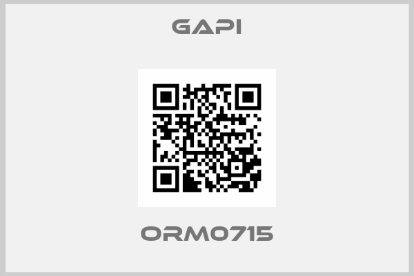 Gapi-ORM0715