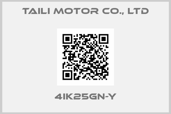 Taili Motor Co., LTD-4IK25GN-Y
