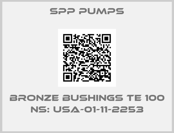SPP Pumps-BRONZE BUSHINGS TE 100 NS: USA-01-11-2253