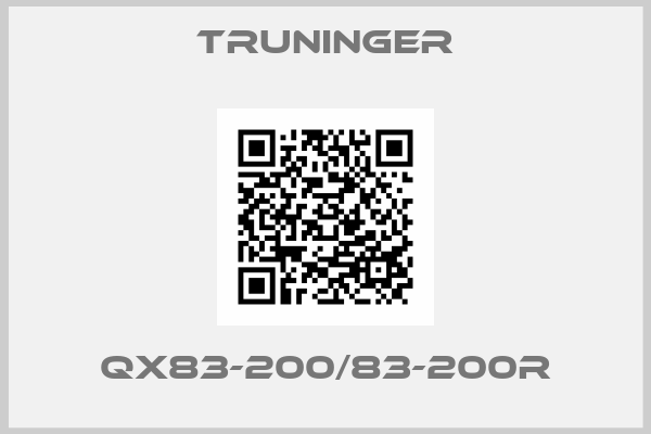 Truninger-QX83-200/83-200R