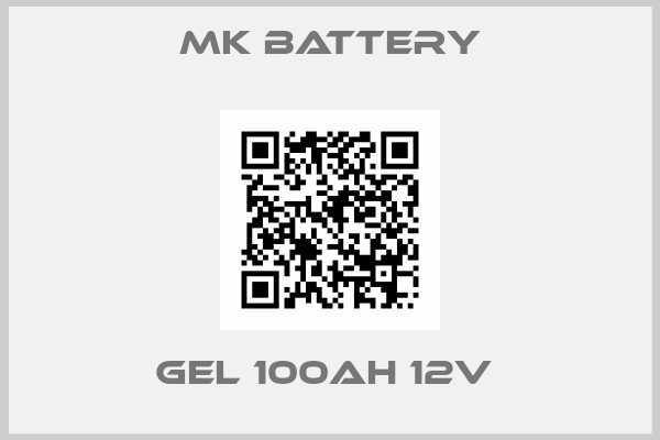 Mk Battery-GEL 100AH 12V 
