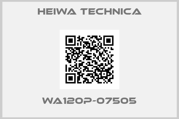 HEIWA TECHNICA-WA120P-07505