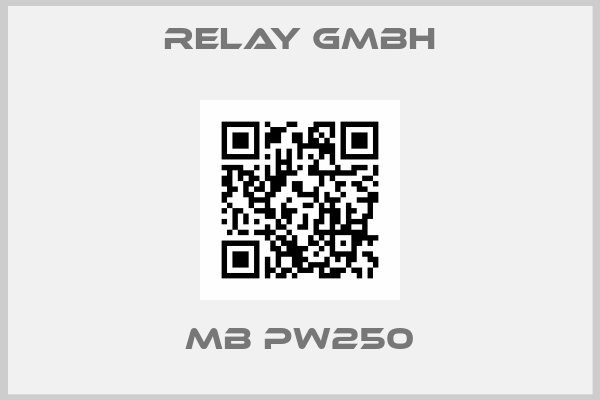 Relay GmbH-MB PW250