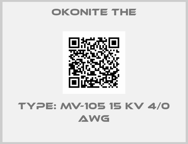 Okonite The-TYPE: MV-105 15 KV 4/0 AWG