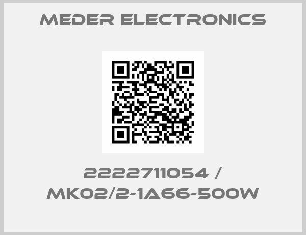 Meder Electronics-2222711054 / MK02/2-1A66-500W