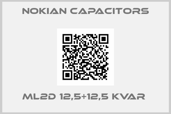 Nokian Capacitors-ML2D 12,5+12,5 kVAr 