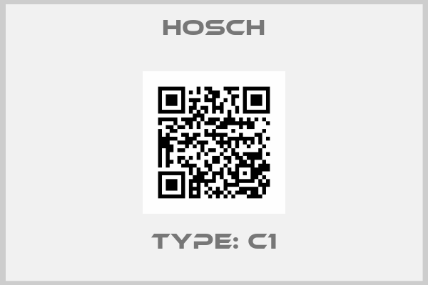 Hosch-Type: C1