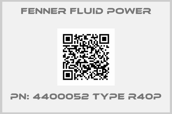 FENNER FLUID POWER-PN: 4400052 Type R40P