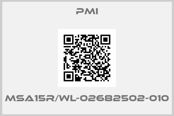 PMI-MSA15R/WL-02682502-010
