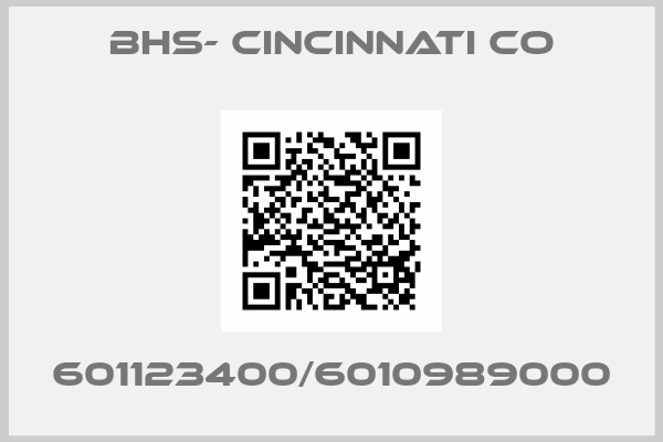 BHS- CINCINNATI CO-601123400/6010989000