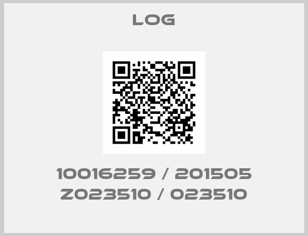 LOG-10016259 / 201505 Z023510 / 023510