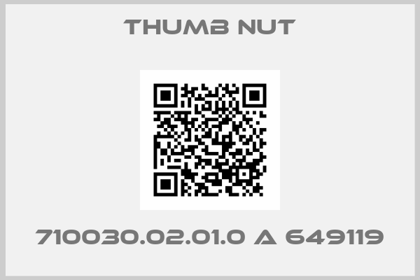 Thumb Nut-710030.02.01.0 A 649119