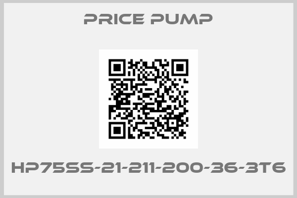 Price pump-HP75SS-21-211-200-36-3T6