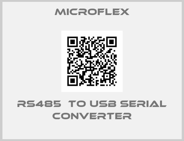 Microflex-RS485  to USB Serial Converter