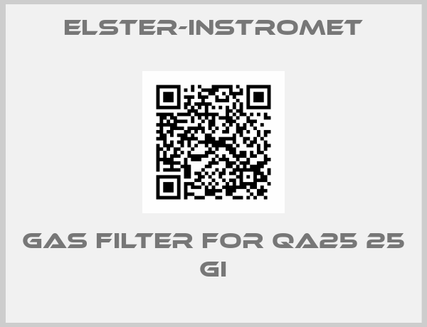 Elster-Instromet-Gas Filter for QA25 25 GI