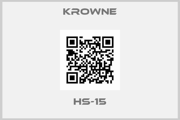 KROWNE-HS-15