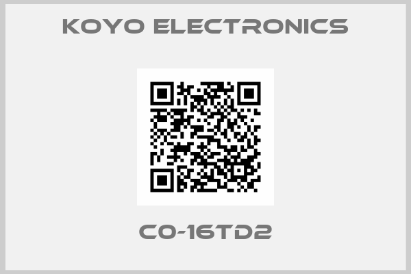 KOYO ELECTRONICS-C0-16TD2