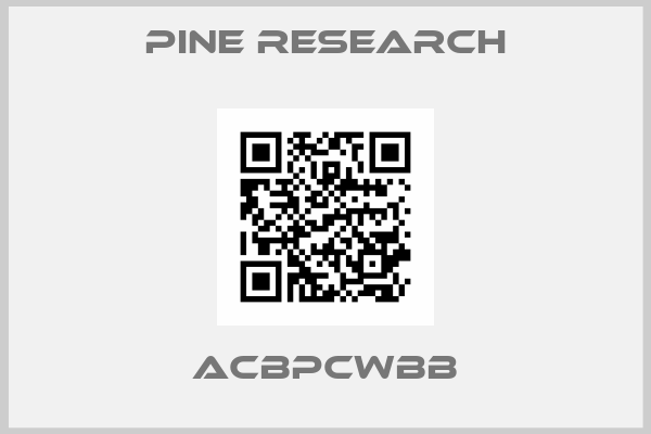 Pine Research-ACBPCWBB
