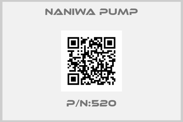 NANIWA PUMP-P/N:520