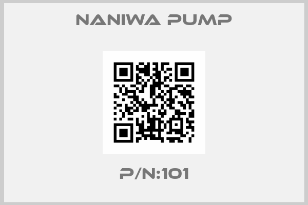 NANIWA PUMP-P/N:101