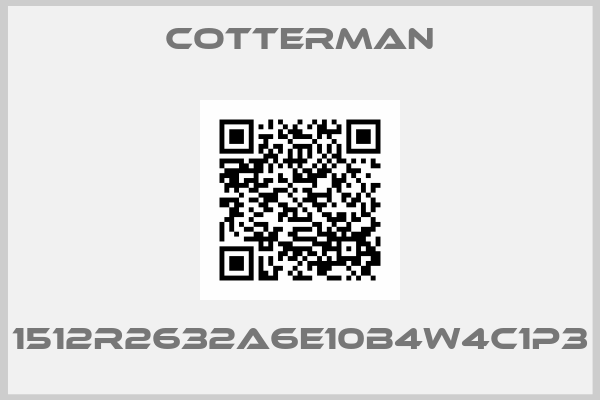 Cotterman-1512R2632A6E10B4W4C1P3