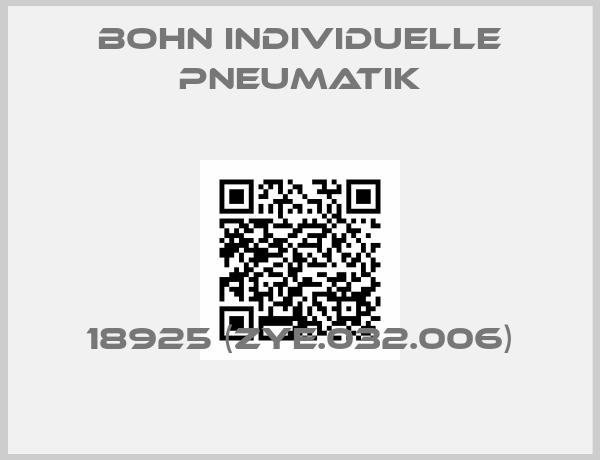 BOHN INDIVIDUELLE PNEUMATIK-18925 (ZYE.032.006)