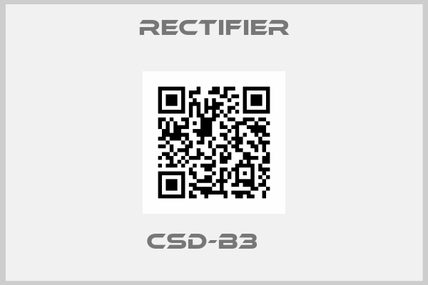 Rectifier-CSD-B3   