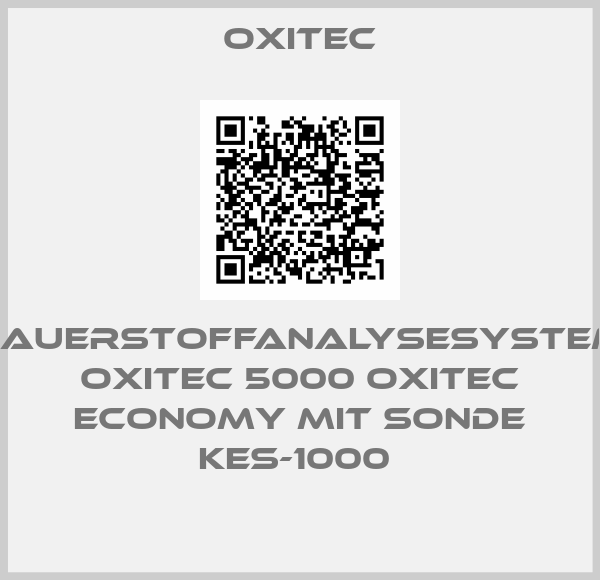 Oxitec-SAUERSTOFFANALYSESYSTEM OXITEC 5000 OXITEC ECONOMY MIT SONDE KES-1000 