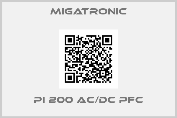 Migatronic-PI 200 AC/DC PFC
