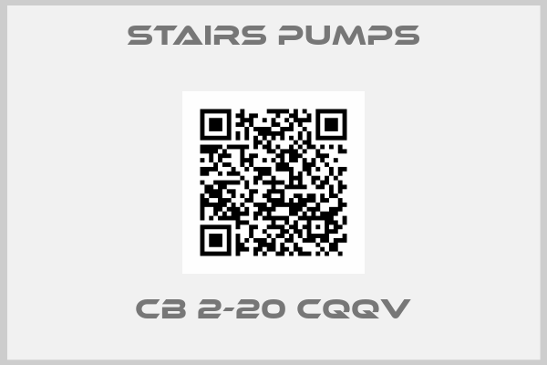STAIRS PUMPS-CB 2-20 CQQV