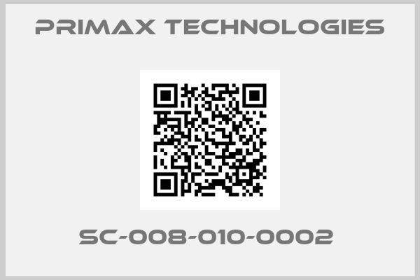 Primax Technologies-SC-008-010-0002 