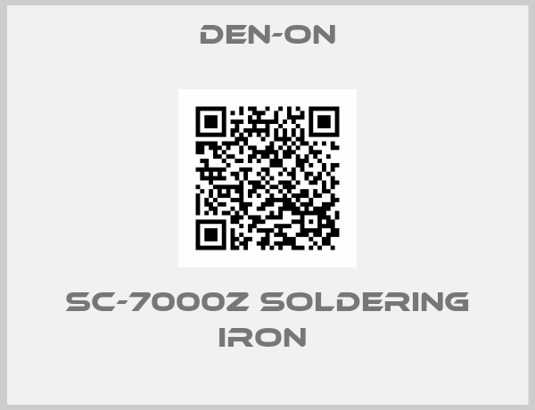 DEN-ON-SC-7000Z SOLDERING IRON 