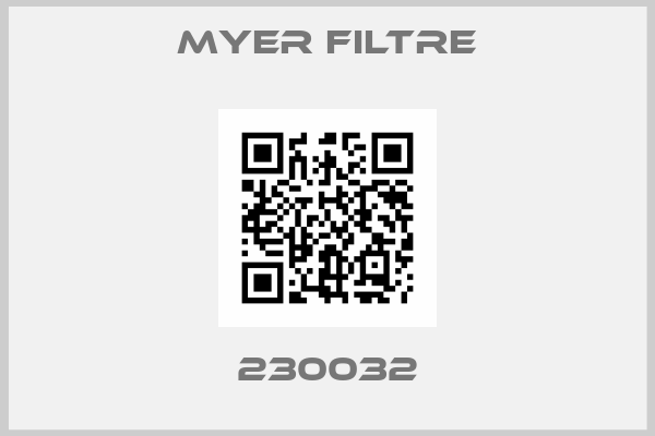 Myer Filtre-230032