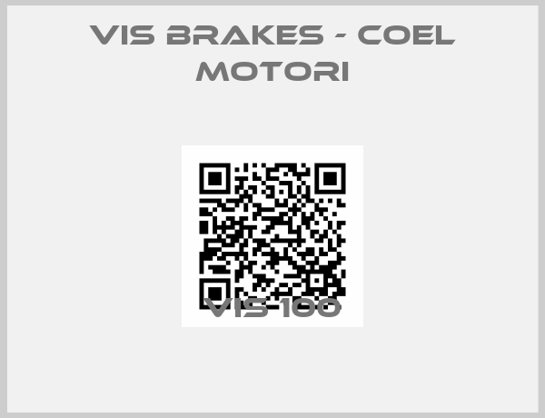 VIS Brakes - Coel motori-VIS 100