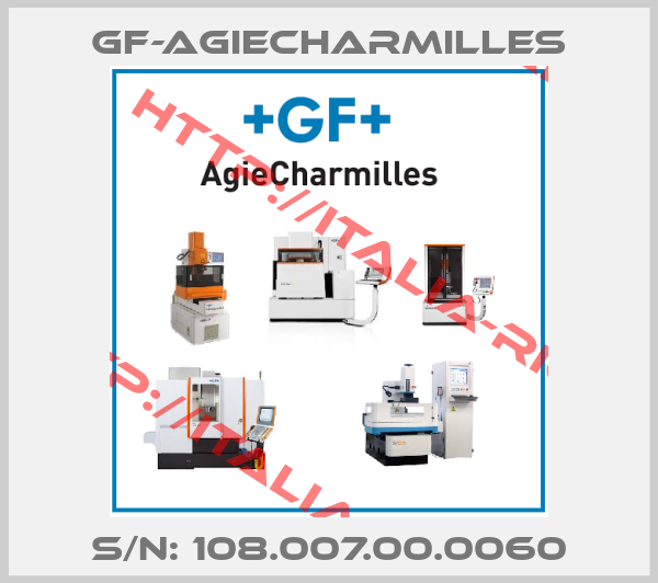 GF-AgieCharmilles-S/N: 108.007.00.0060