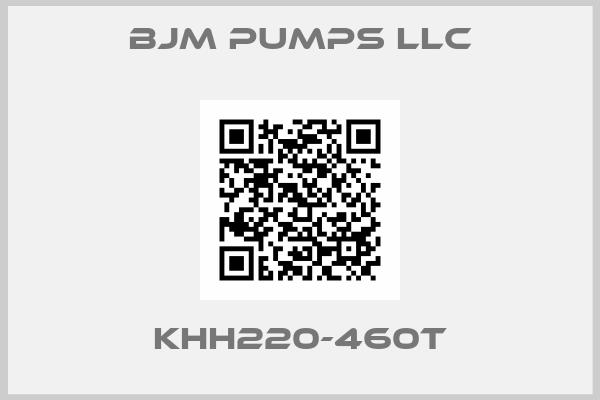 Bjm Pumps Llc-KHH220-460T