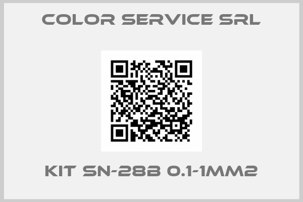 Color Service Srl-KIT SN-28B 0.1-1MM2