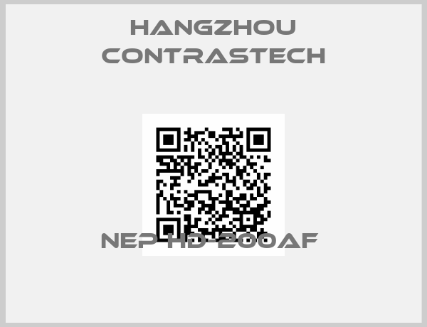 Hangzhou Contrastech- Nep HD-200AF 