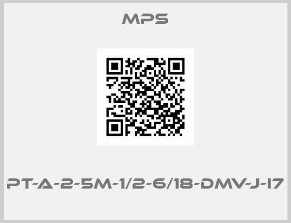MPS- PT-A-2-5M-1/2-6/18-DMV-J-I7