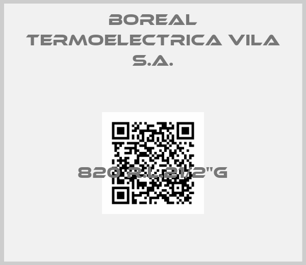 Boreal TERMOELECTRICA VILA S.A.-820 R.L.21/2''G