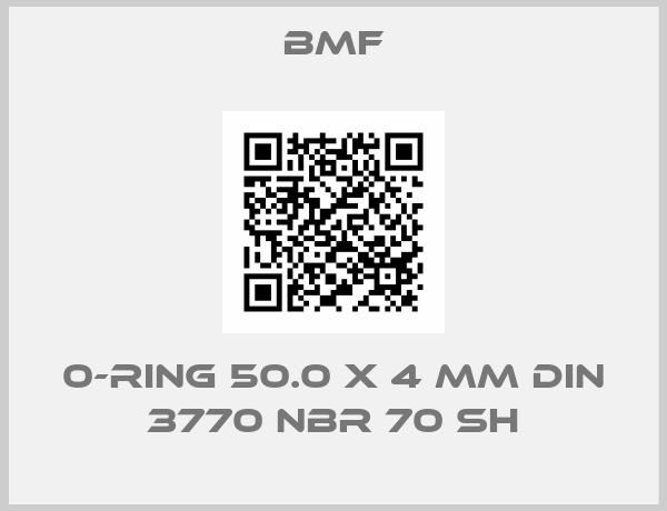 bmf-0-RING 50.0 X 4 MM DIN 3770 NBR 70 SH