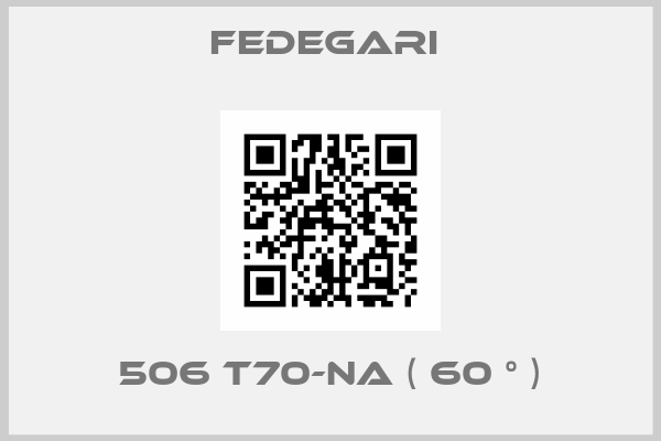 Fedegari -506 T70-NA ( 60 ° )