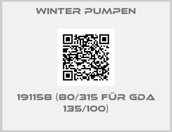 Winter Pumpen-191158 (80/315 für GDA 135/100)