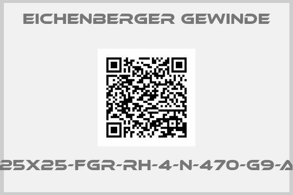 Eichenberger Gewinde-KGT-25x25-FGR-RH-4-N-470-G9-A-O-G