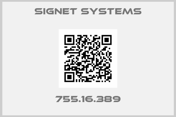 SIGNET SYSTEMS-755.16.389