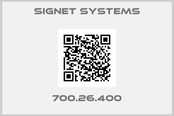 SIGNET SYSTEMS-700.26.400