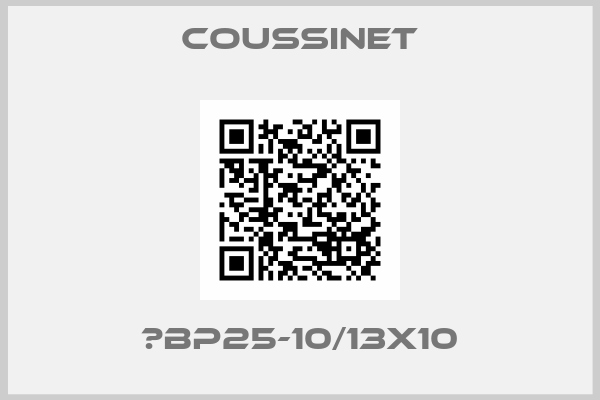 COUSSINET-	BP25-10/13X10