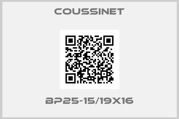 COUSSINET-BP25-15/19X16